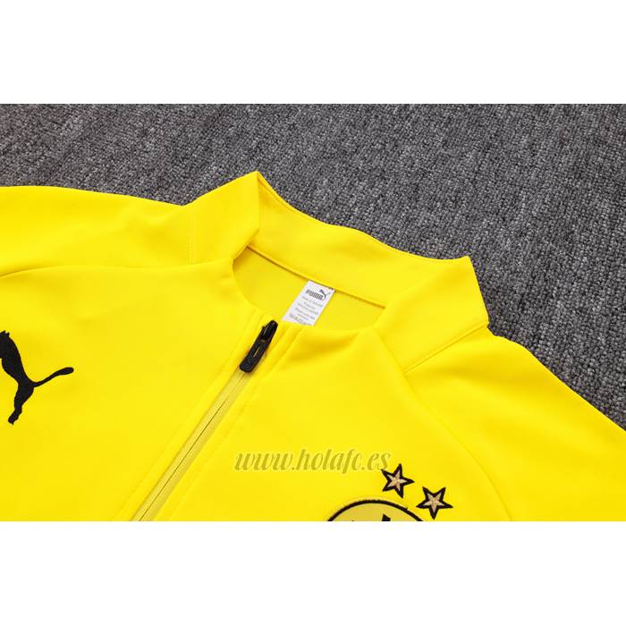 Chandal de Chaqueta del Borussia Dortmund 2023-2024 Amarillo